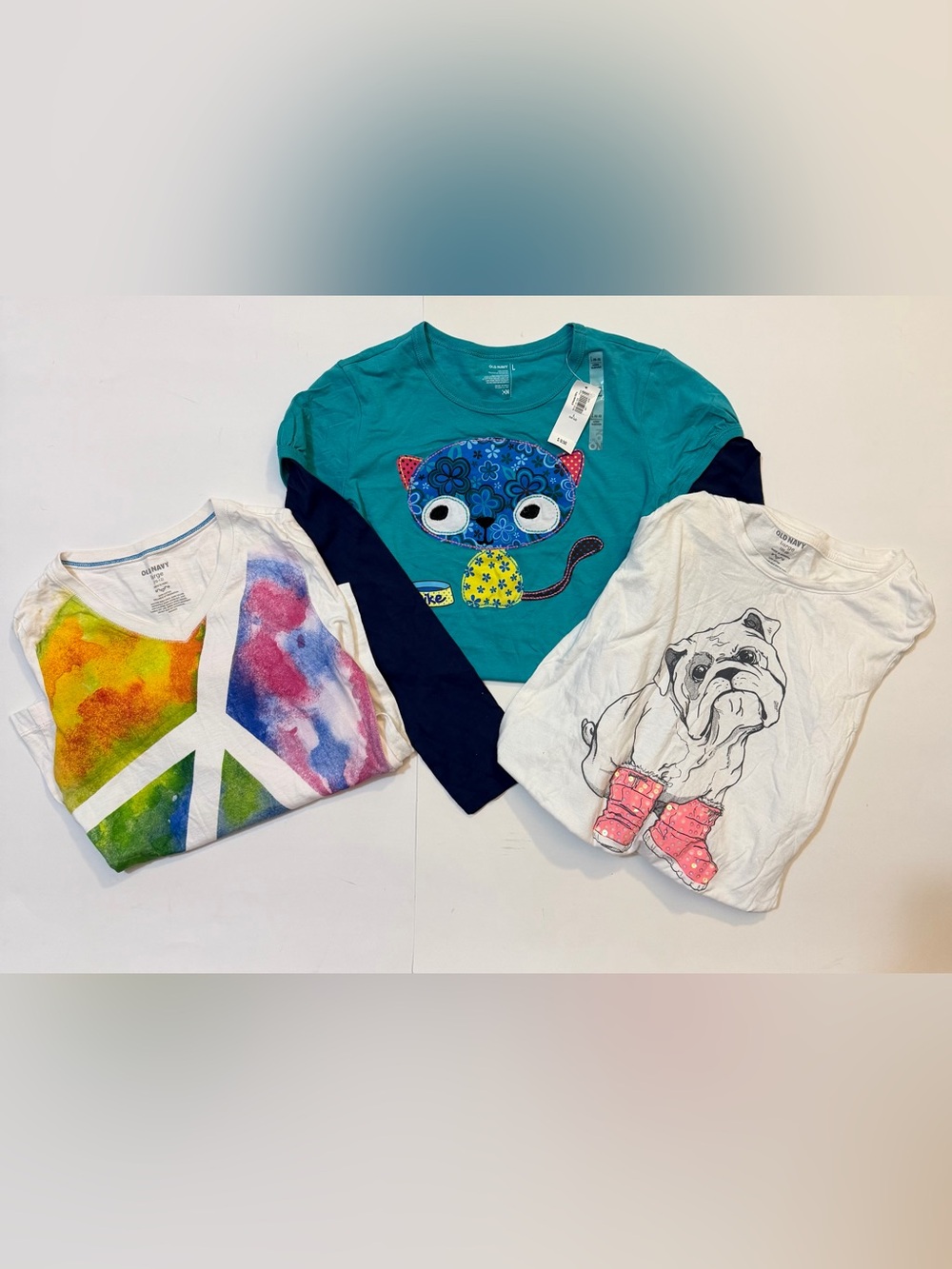 Lot of Old Navy Girls Long Sleeve Tops Size Large (10-12)
